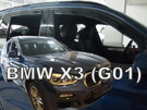 Deflektory okien BMW X3 (G01) 5D 2017r.→ (+ zadné 2 ks)