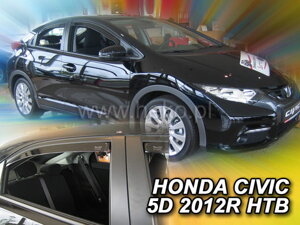 Deflektory okien Honda CIVIC IX 5d 2012-2016r. htb  (+ zadné 2 ks)