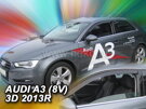 Deflektory okien AUDI A3 SPORTBACK (V8) 3D r. 2012-2020 (predné 2 ks)