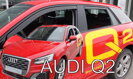 Deflektory okien Audi Q2 5d 2016r.→ (+zadné 2 ks)