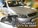 Deflektory okien Chevrolet LACETTI 4d 2004r.→ htb (+zadné 2 ks)