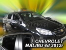 Deflektory okien Chevrolet MALIBU (IVGen) 4d 2012r.→ (+zadné 2 ks)
