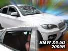 Deflektory okien BMW X6 (E71) 5D od r. 2007→ (+ zadné 2 ks)