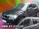 Deflektory okien BMW X3 (F25) 5D 2010-2017r. (+ zadné 2 ks)