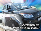 Deflektory okien Citroen C3 PICASSO 5d 2009r.→ (predné 2 ks)