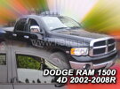 Deflektory okien DODGE RAM 1500 4D  2002-2008R.
