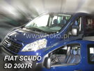 Deflektory okien PEUGEOT EXPERT II 07-16R / FIAT SCUDOII 07→  / CITROEN  JUMPY II 02.2007-2016r