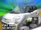 Deflektory okien Fiat 500L 5D 2012R. → (predné 2 ks)