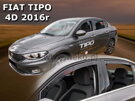 Deflektory okien Fiat TIPO 4/5d 2016r.→ SEDAN/HTB (+zadné 2 ks)