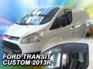 Deflektory okien Ford TRANSIT CUSTOM 2012r.→ (predné 2 ks)