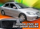 Deflektory okien Honda CIVIC VII 4d 2001-2005r. sedan (+ zadné 2 ks)