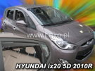 Deflektory okien Hyundai ix 20 5d 2010r.→ (+zadné 2 ks)