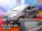 Deflektory okien Kia RIO III 4d 2011-2017r. sedan (zadné 2 ks)