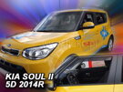 Deflektory okien Kia SOUL II 5d 2014r.→ (predné 2 ks)