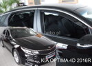 Deflektory okien Kia OPTIMA (JF) (IV gen) 4d od 2016r. → (+zadné 2 ks)