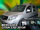 Deflektory okien MERCEDES CITAN  W 415 3/5D od 2012r. → (+Zadné)