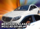 Deflektory okien MERCEDES klasa S, W 222, 4d od 2013r. →(+Zadné)