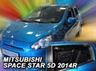 Deflektory okien MITSUBISHI SPACE STAR  5d  2014r→(+Zadné)