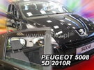 Deflektory okien PEUGEOT I   5008 5-dver. r. 2010-2017 (+zadné)