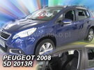 Deflektory okien PEUGEOT 2008 5D 2013R→