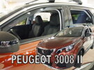 Deflektory okien PEUGEOT II 3008 5D 2017r.→(+Zadné)