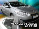 Deflektory okien RENAULT FLUENCE 4D  2009r.→(+Zadné)