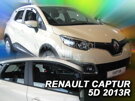 Deflektory okien RENAULT CAPTUR 5D  2013r.→(+Zadné)