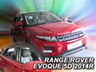 Deflektory okien RANGE ROVER EVOQUE 5-dver. od r. 2011 →  (+zadné)