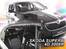 Deflektory okien ŠKODA SUPERB  II  4D 10/2008-2015 r.(+Zadné)SEDAN