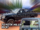 Deflektory okien TOYOTA HILUX  V    4d  N 13  1989r.-1997r.  (+Zadné)