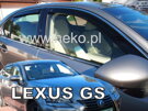 Deflektory okien LEXUS  GS IV 4D 2012R→(+zadné 2ks)