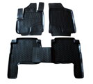 Gumové autokoberce LOCKER Hyundai Santa Fe II r. 2006-2013 4ks