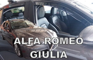 Deflektory okien Alfa Romeo Giulia 5d 2016r. → (+zadné 2 ks)