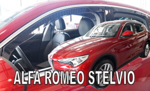 Deflektory okien Alfa Romeo Stelvio 5d 2017r. → (+zadné 2 ks)