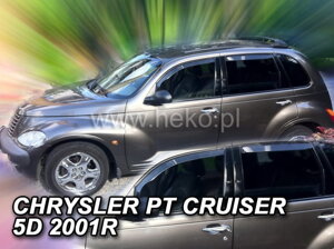 Deflektory okien CHRYSLER  PT CRUISER 5D 2001→(+zadne 2ks)