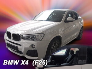 Deflektory okien BMW X4 (F26) 5D 2013→ (predné 2 ks)