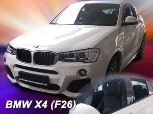 Deflektory okien BMW X4 (F26) 5D 2013→ (+ zadné 2 ks)