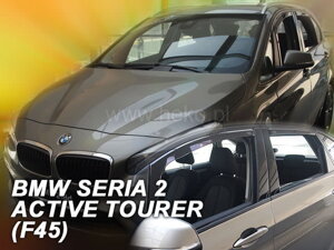 Deflektory okien BMW seria 2, F 45 Active Tourer 5d 2015R→ (+ zadné 2 ks)