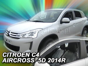 Deflektory okien CITROEN C4 AIRCROSS 5-dver. od r. 2012 → (predné 2 ks)