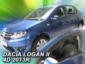 Deflektory okien DACIA LOGAN  II  4/5-dver. od r. 2013 → SEDAN / MCV