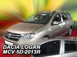 Deflektory okien Dacia LOGAN MCV II 5d 2013R.→ (+ zadné 2 ks)