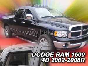 Deflektory okien DODGE RAM 1500 4D  2002-2008R.(+zadné)