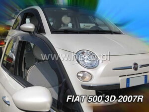 Deflektory okien Fiat 500 3D 2007R. → (predné 2 ks)
