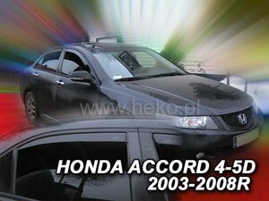 Deflektory okien Honda ACCORD 5d 2003-2008r. Sedan  (+zadné 2ks)