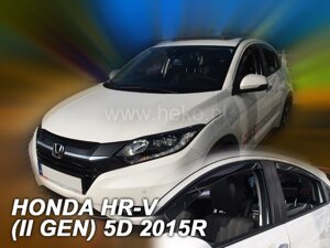 Deflektory okien Honda HR-V II 5d 2015r.→ (+zadné 2 ks)