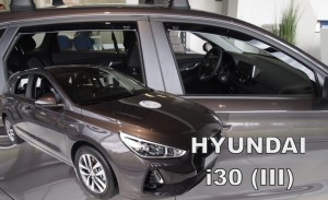 Deflektory okien Hyundai i30 III 5d 2017r. → HTB/CW (+zadné 2 ks)
