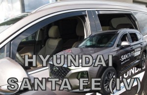 Deflektory okien HYUNDAI Santa Fe IV 5D 2018r.→ (+zadné 2 ks)