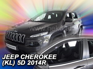 Deflektory okien Jeep CHEROKEE (KL) 5d 2013r.→ (predné 2ks)