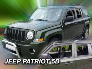 Deflektory okien Jeep PATRIOT 5d 2006r.→ (+zadné 2 ks)