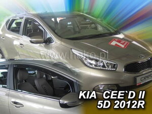 Deflektory okien KIA CEE`D II 5D od r.  05/2012 →  (predné 2 ks)